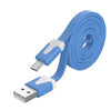 Noodle Flat Wire Data Charger V8 Micro USB Charging Cable