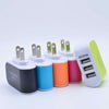 3 USB Port Wall Charger Travel AC Power Adapter