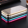 IPhone Metal Aluminum + Acrylic Full Protective Front Back Cover