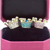 Crystal Rhinestones Crown Dust Plug