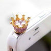 Crystal Rhinestones Crown Dust Plug