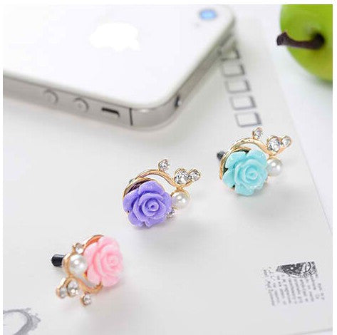 Dust Plug 3.5mm Ultra Xian Resin Flower