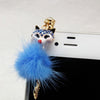 Colorful Fox Earphone Jack Headset Stopper Cap