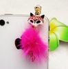 Colorful Fox Earphone Jack Headset Stopper Cap