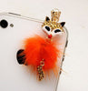 Colorful Fox Earphone Jack Headset Stopper Cap