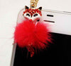 Colorful Fox Earphone Jack Headset Stopper Cap